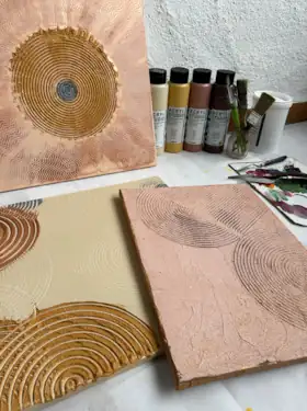 Creative Night - motiv: struktura, pasta, abstrakce