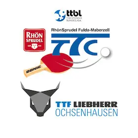 TTC RhönSprudel Fulda-Maberzell - TTF Liebherr Ochsenhausen — Hubtex Arena, Fulda