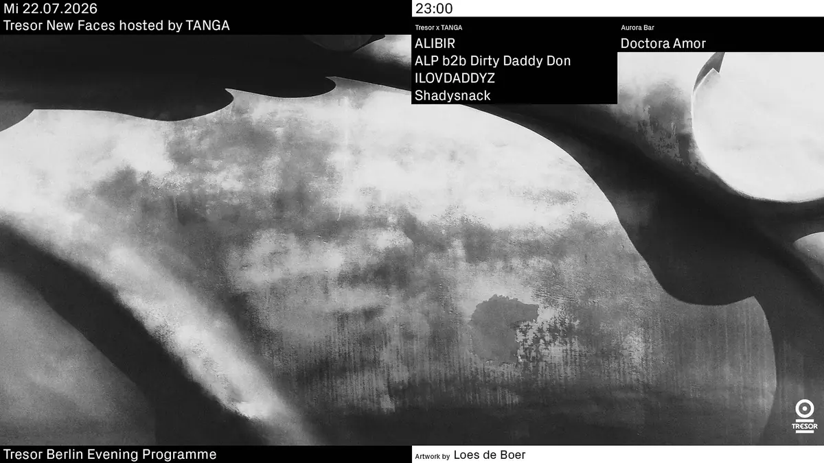 Tresor New Faces hosted by TANGA — Tresor / Globus, Берлин