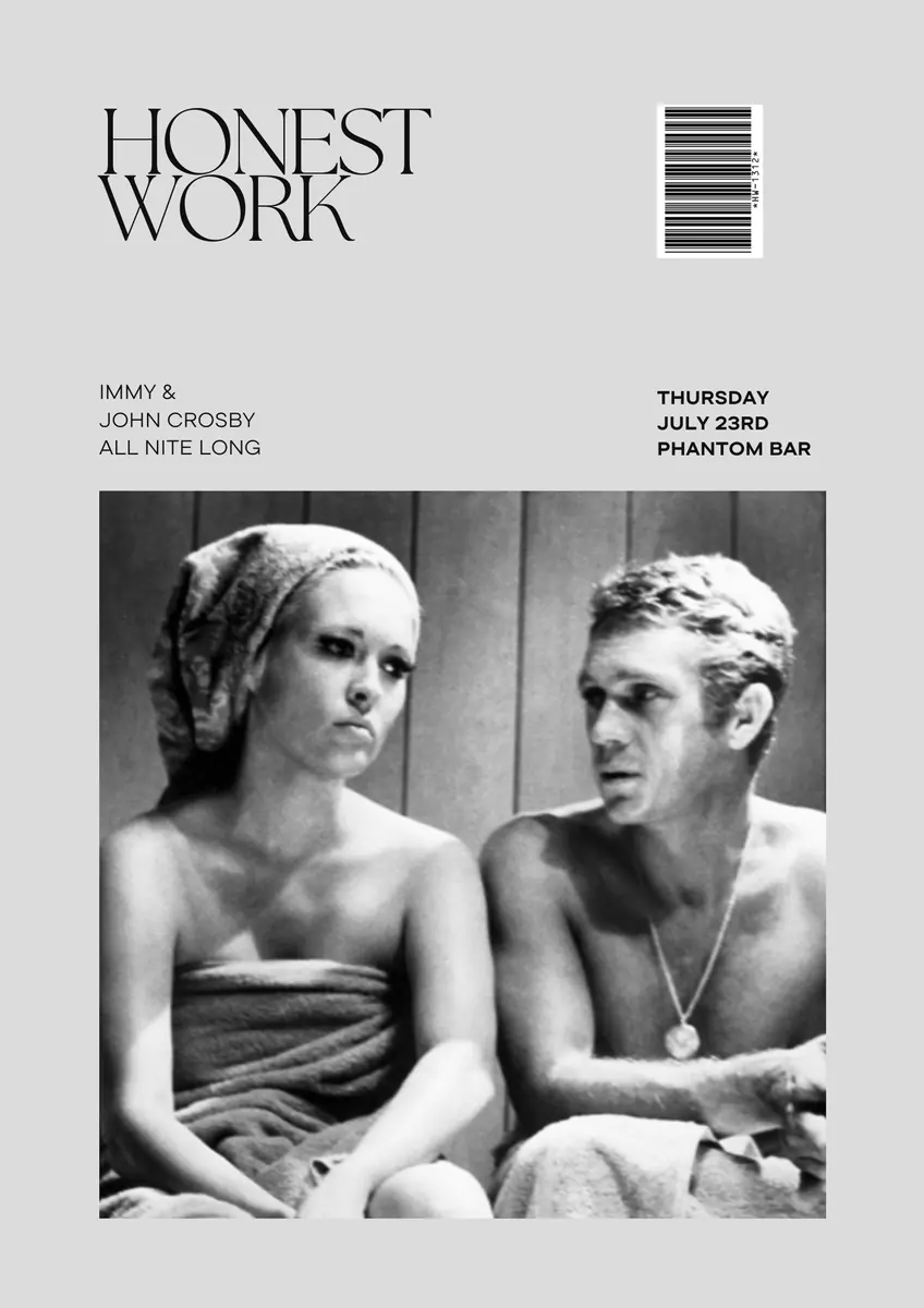 Honest Work — Phantom Bar Berlin, Berlin