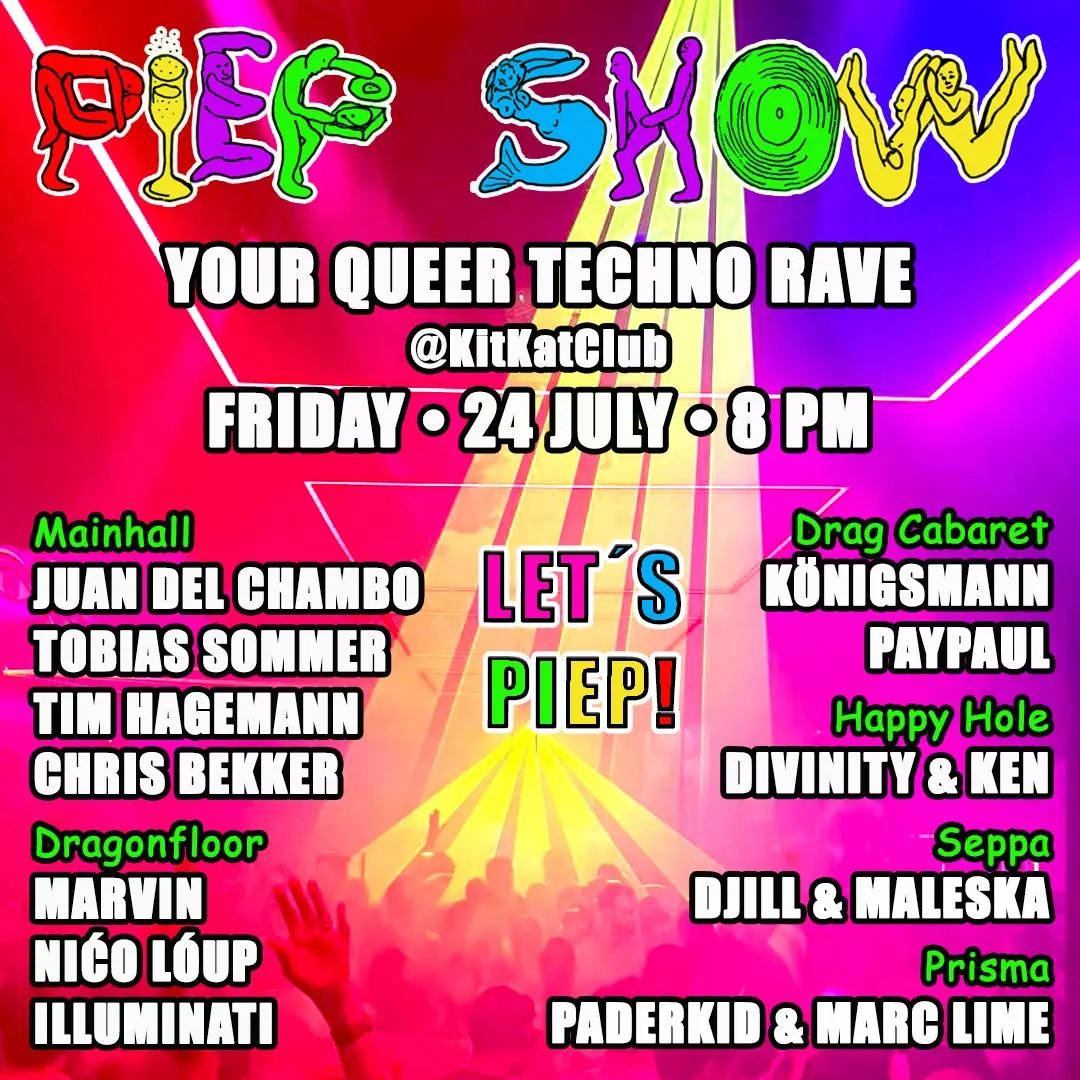 PiepShow - PridePiep — KitKatClub, Берлин