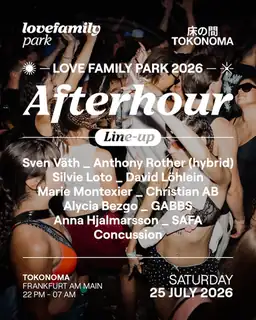 AFTERHOUR - Love Family Park 2026
