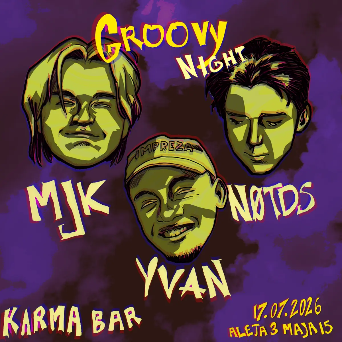GROOVY NIGHT (summer edition) — Karma Crew Warsaw, Varšava