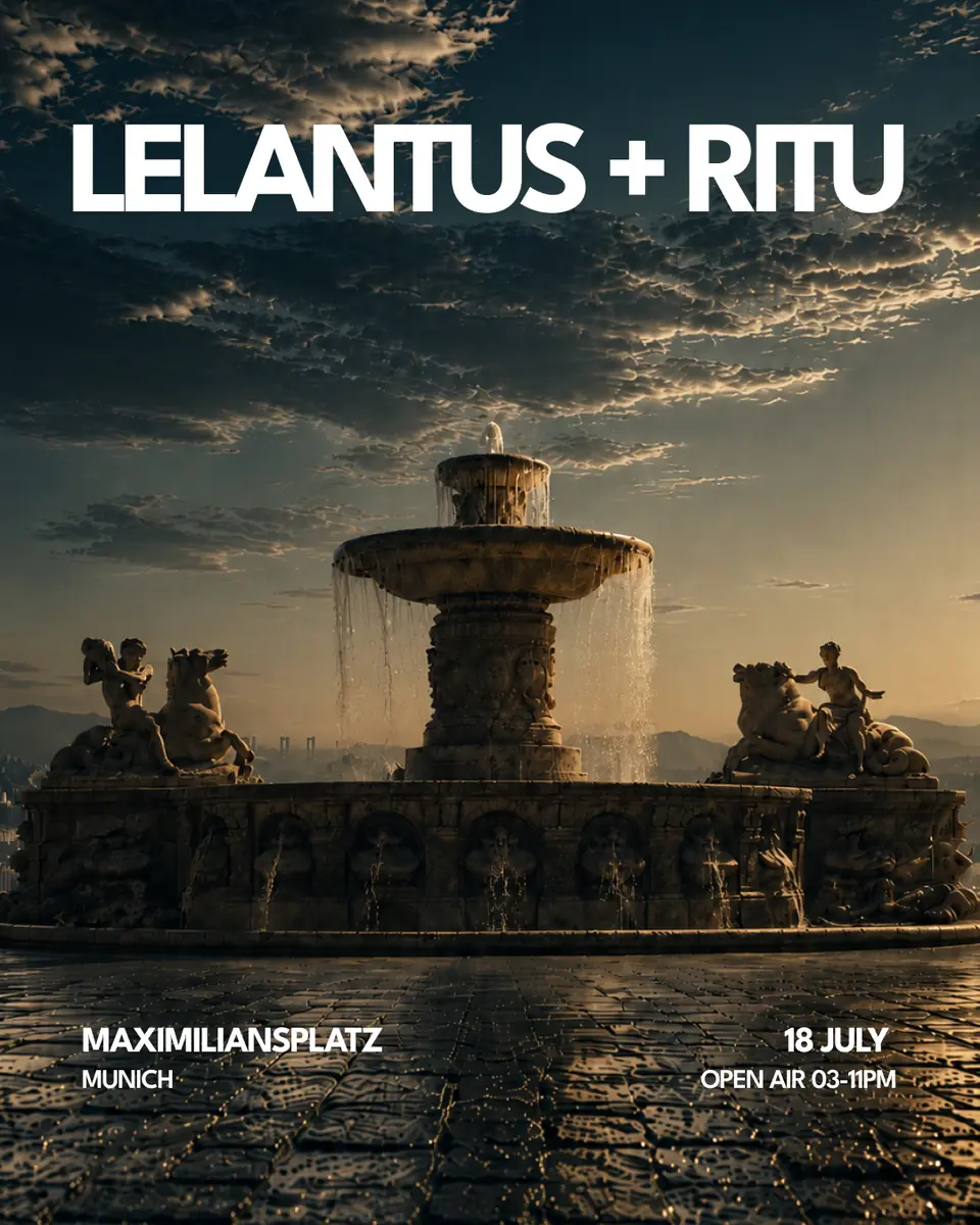 Free Open Air: Lelantus x Ritu na Maximilianplatz — Maximiliansstrand, Mnichov
