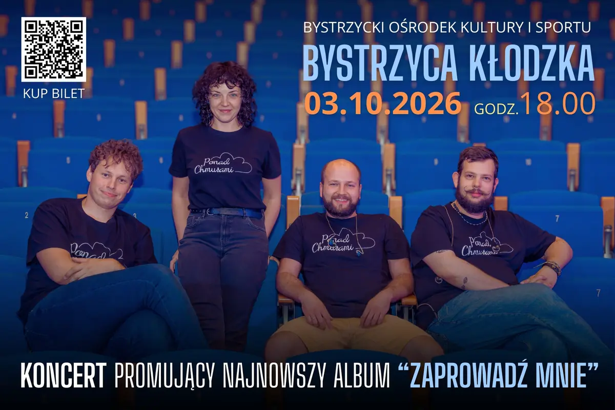 Bystrzyca Kłodzka - Albumveröffentlichungskonzert "Zaprowadź mnie" - Ponad Chmurami — Bystrzycki Ośrodek Kultury i Sportu, Bystrzyca Kłodzka