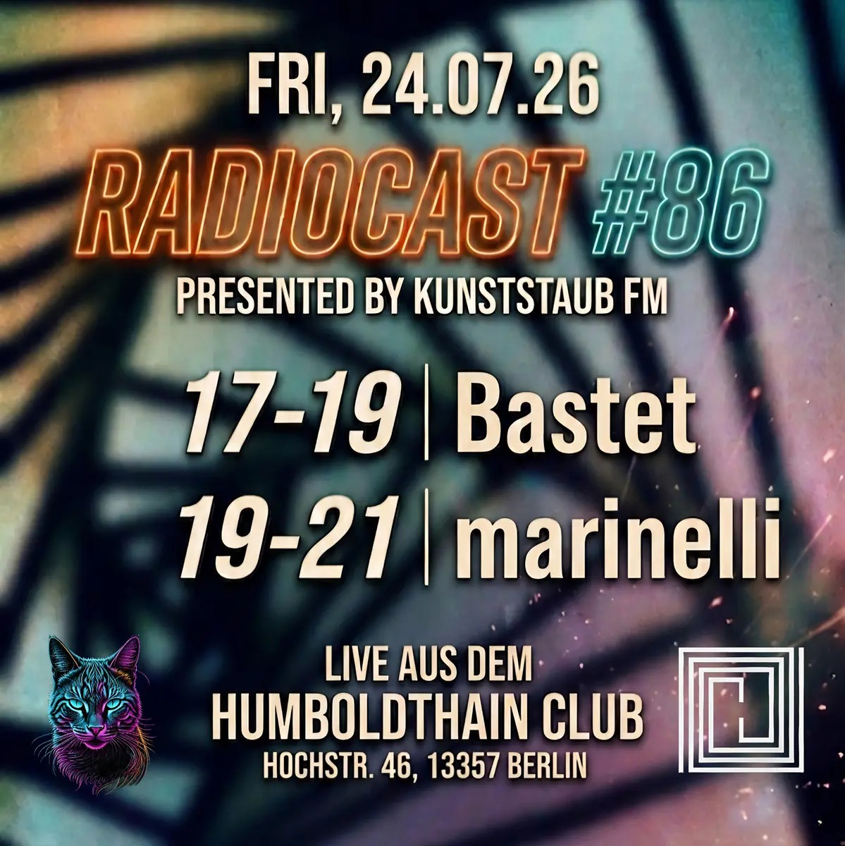 Kunststaub FM Radiocast #86 — Humboldthain Club, Berlín