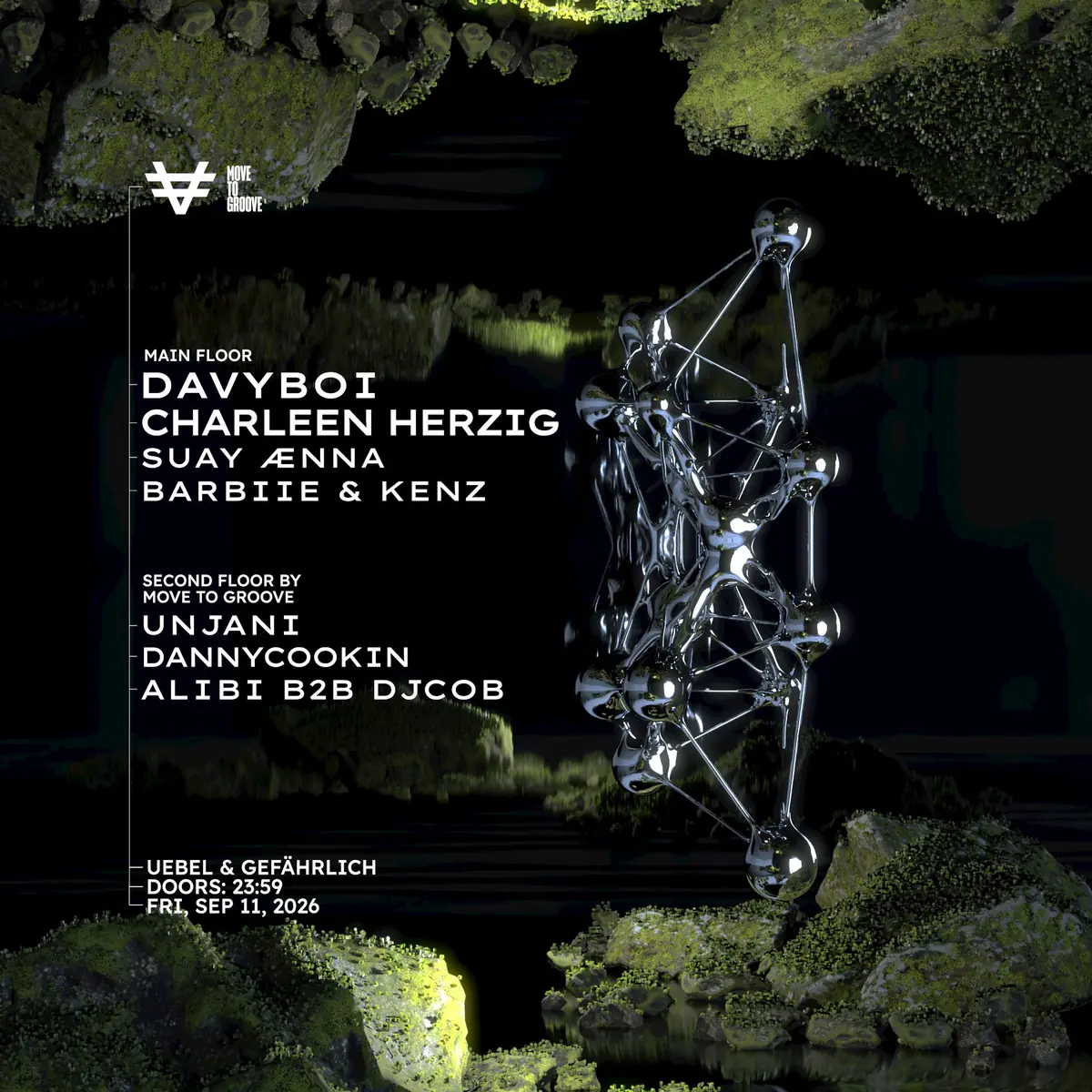 VER pres. davyboi, Charleen Herzig, SUAY ÆNNA, MOVE TO GROOVE COLLECTIVE i inni — Uebel & Gefährlich, Hamburg
