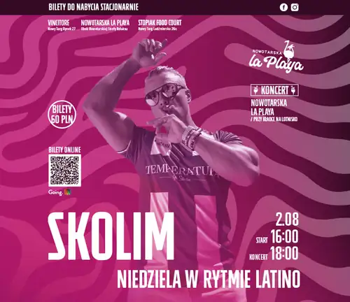 SKOLIM - niedziela w rytmie latino Nowotarska La Playa