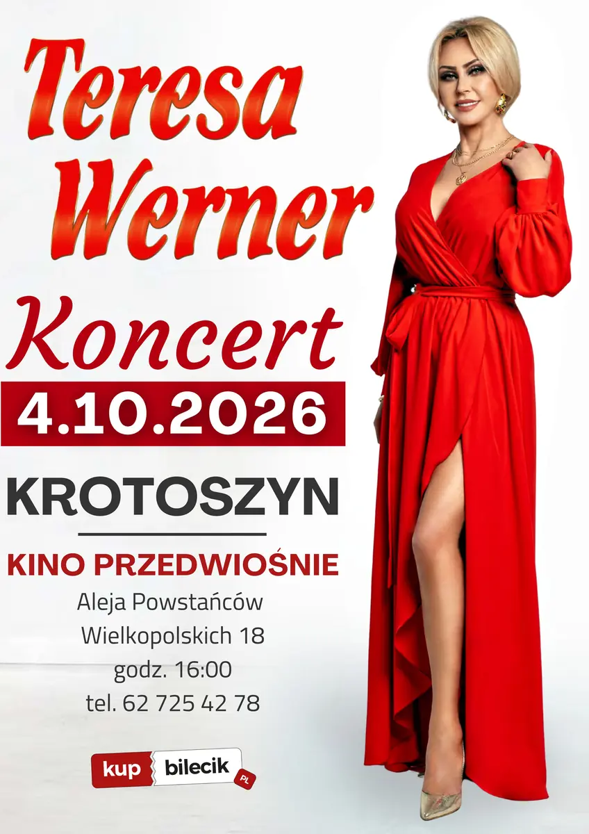 Koncert Teresy Werner — Sala Duża, Krotoszyn