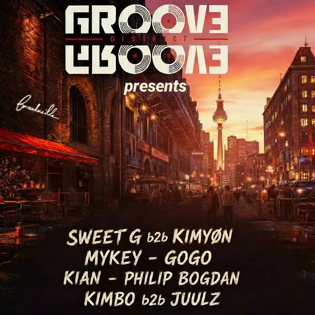 GROOVE DISTRICT OPEN AIR & INDOOR — Bredouille, Berlín