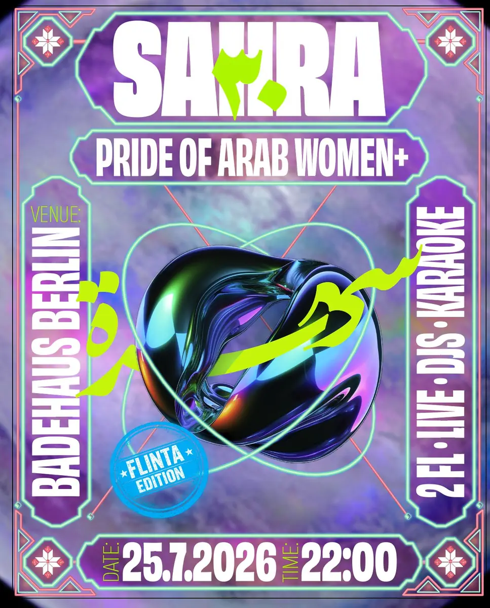 Sahra Party حفلة سهرة: PRIDE EDITION — Badehaus Berlin, Berlin