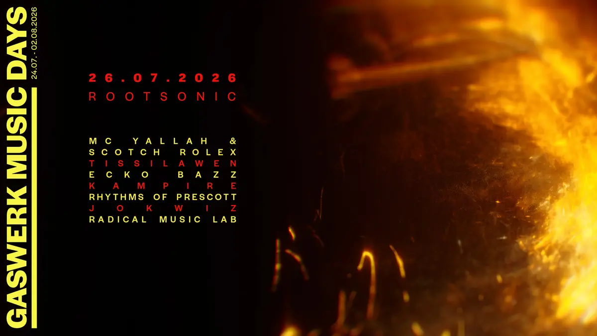 Gaswerk Music Days 2026 - ROOTSONIC — Gaswerksiedlung, Berlin