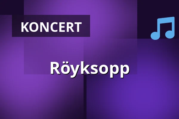 Röyksopp — Klub Muzyczny B17, Poznaň