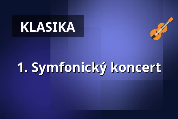 1. Symfonický koncert — Vogtlandhalle Greiz, Greiz