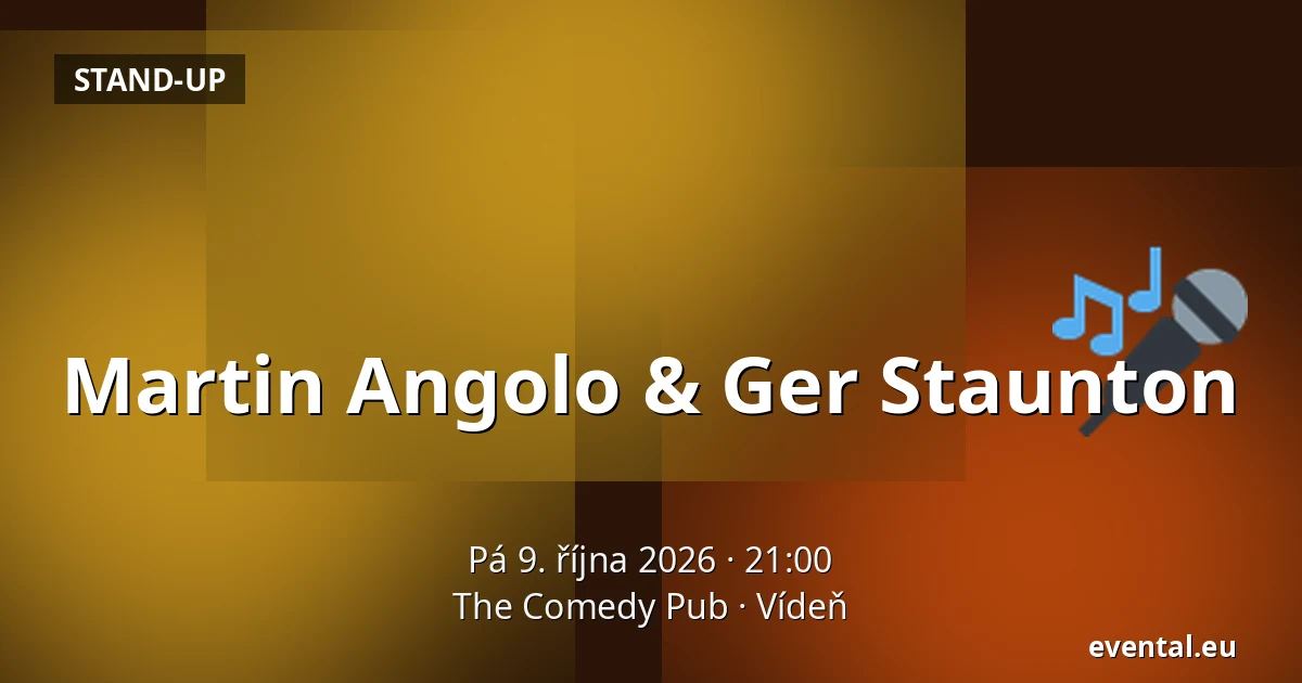 Martin Angolo & Ger Staunton — The Comedy Pub, Vídeň