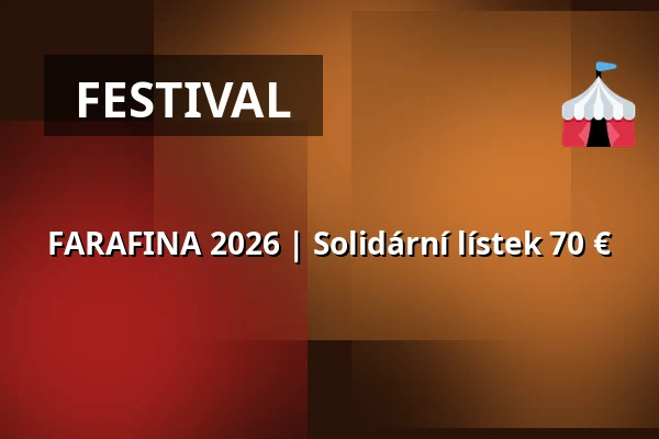 FARAFINA 2026 | Solidární lístek 70 € — Kulturzentrum Pavillon, Hannover