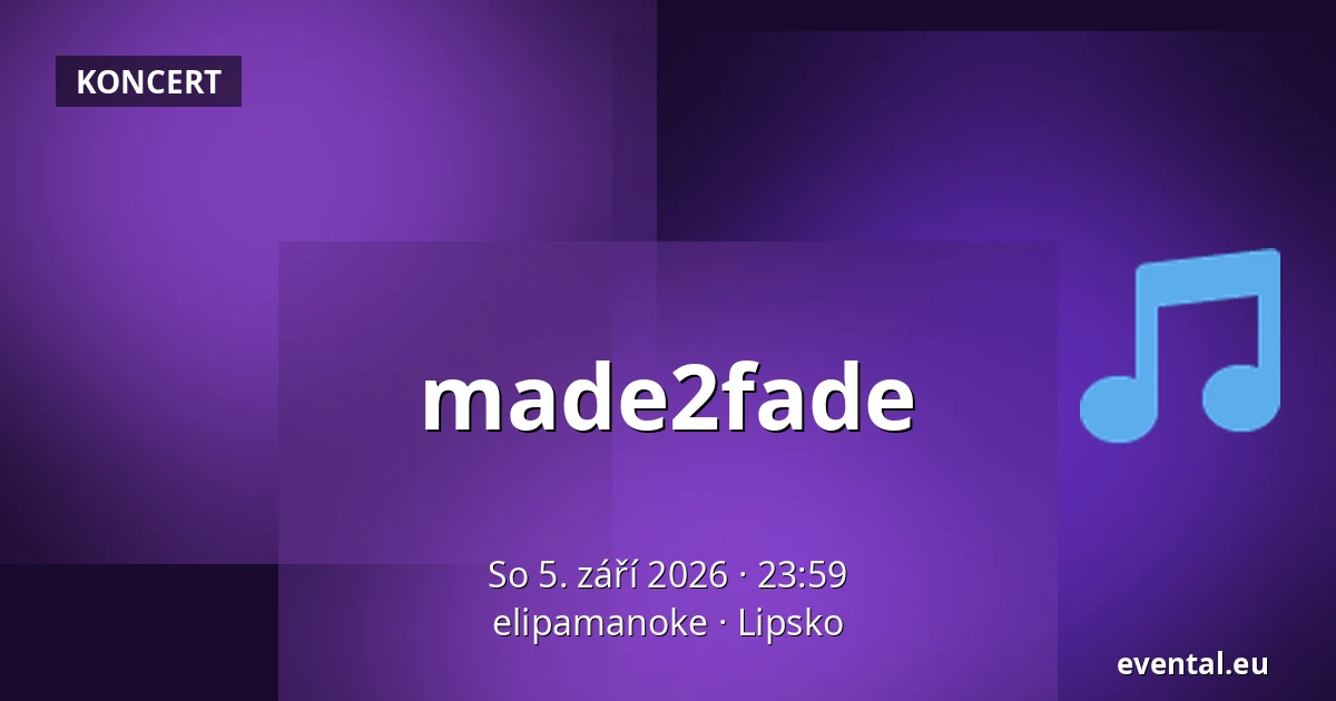 made2fade — elipamanoke, Lipsko