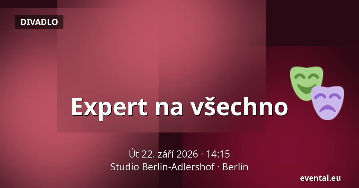 Expert na všechno — Studio Berlin-Adlershof, Berlín