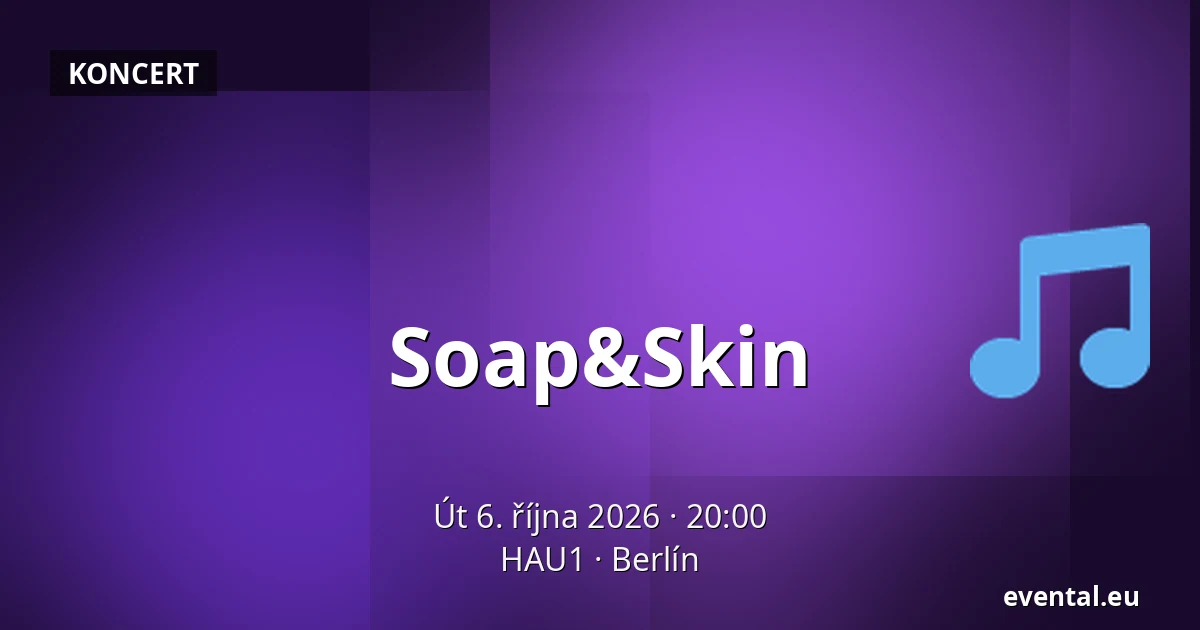 Soap&Skin — HAU1, Berlín