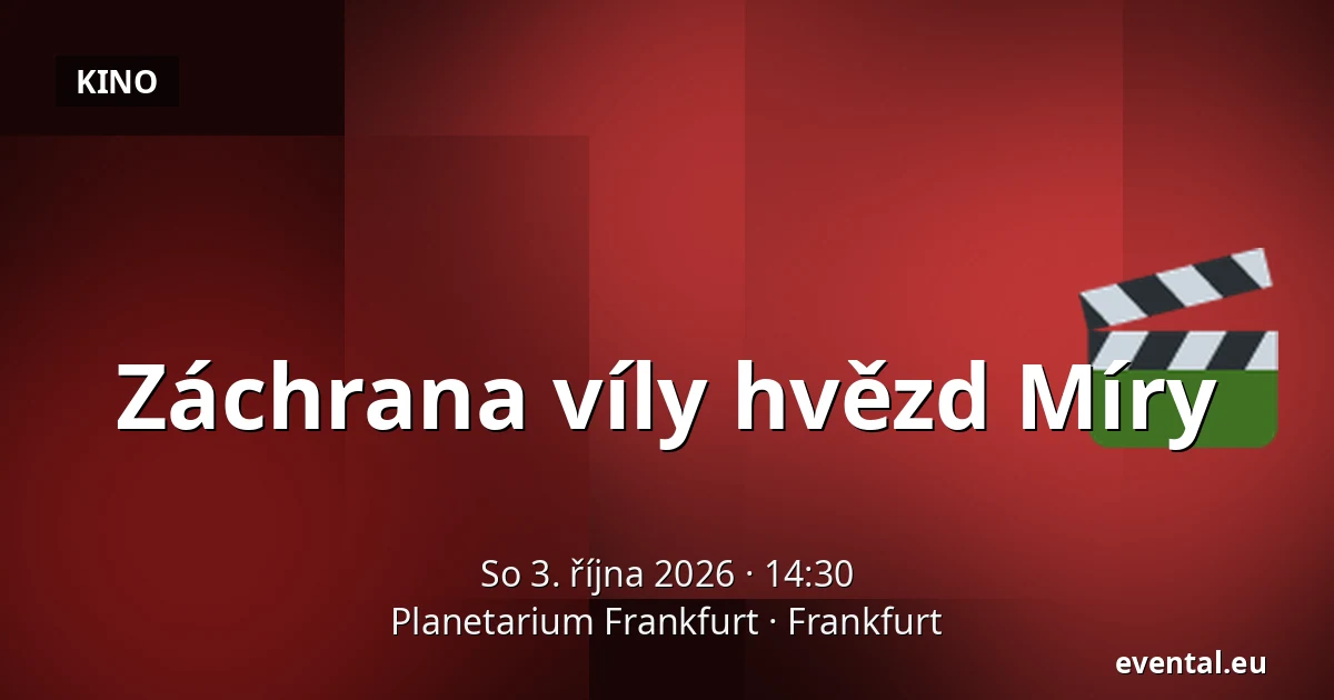 Záchrana víly hvězd Míry — Planetarium Frankfurt, Frankfurt