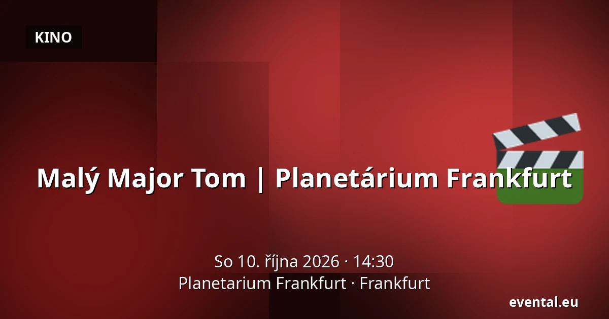 Malý Major Tom | Planetárium Frankfurt — Planetarium Frankfurt, Frankfurt