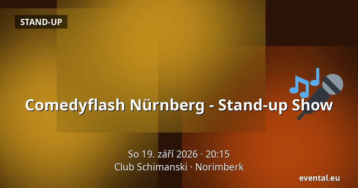 Comedyflash Nürnberg - Stand-up Show — Club Schimanski, Norimberk