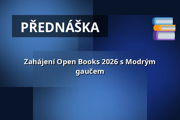 Zahájení Open Books 2026 s Modrým gaučem — Deutsche Nationalbibliothek, Frankfurt nad Mohanem