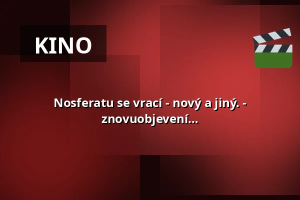 Nosferatu se vrací - nový a jiný. - nadcasové, dojemné zvuky a melodie pro znovuobjevení filmového mýtu — Soziokulturelles Zentrum Speicher, Schwerin