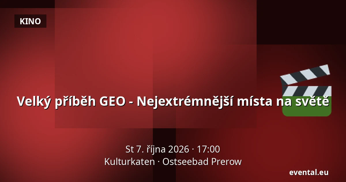 Velký příběh GEO - Nejextrémnější místa na světě — Kulturkaten, Ostseebad Prerow