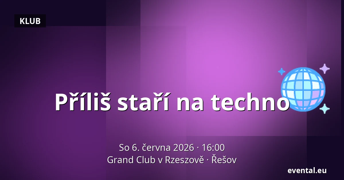Příliš staří na techno — Grand Club v Rzeszově, Řešov