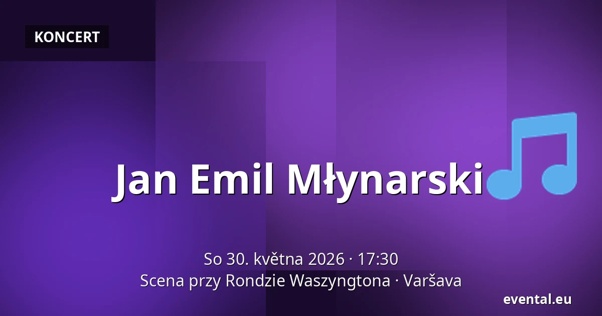 Jan Emil Młynarski — Scena przy Rondzie Waszyngtona, Varšava