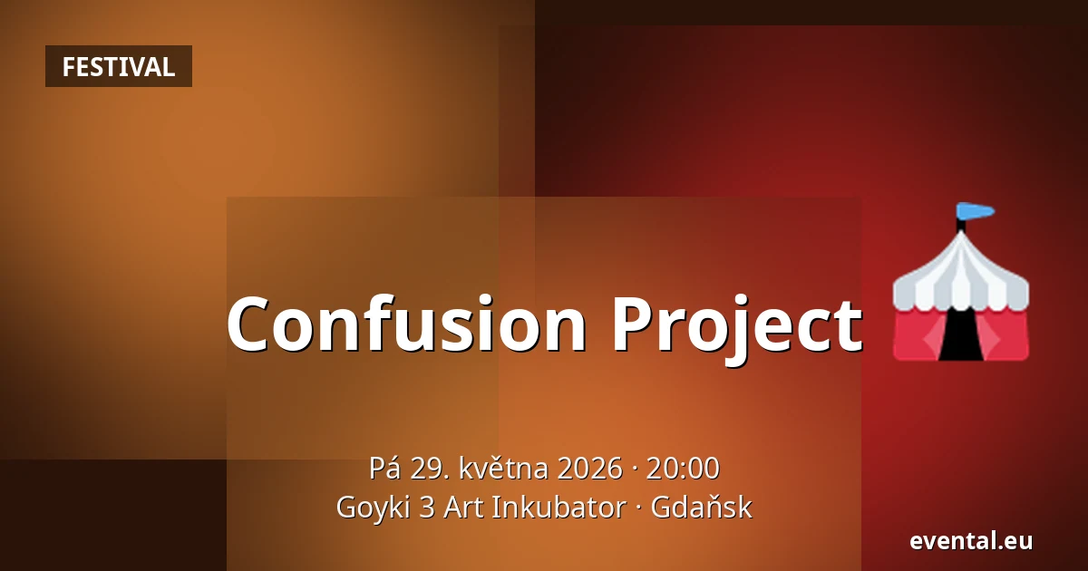 Confusion Project — Goyki 3 Art Inkubator, Gdaňsk