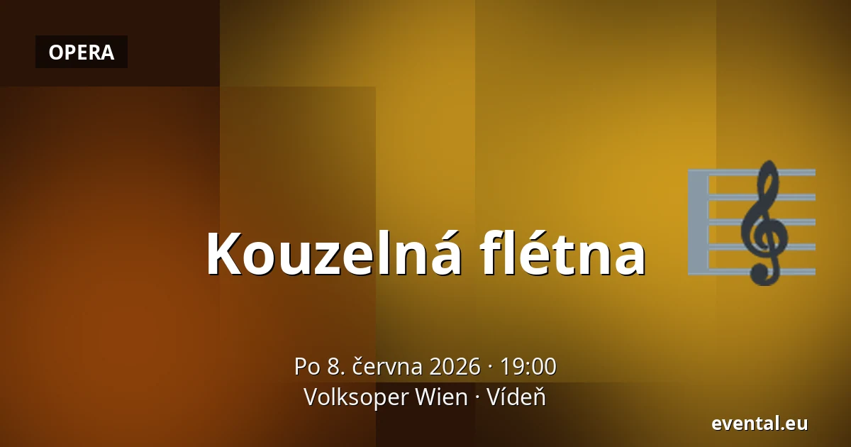 Kouzelná flétna — Volksoper Wien, Vídeň