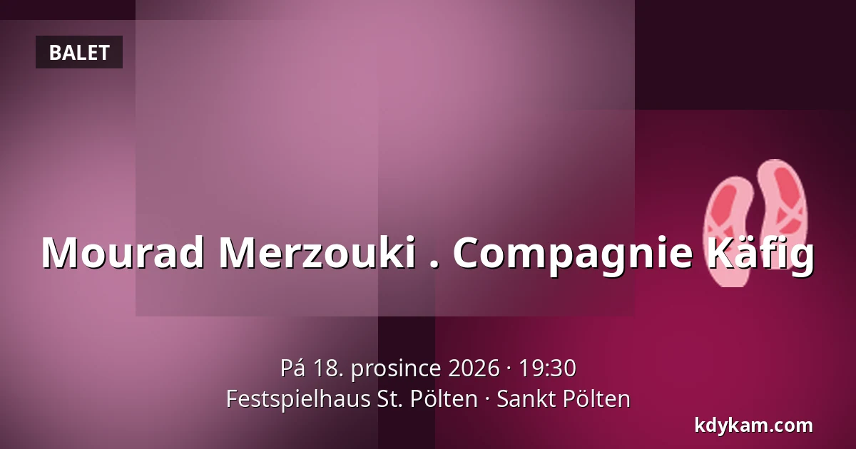 Mourad Merzouki . Compagnie Käfig — Festspielhaus St. Pölten, Sankt Pölten