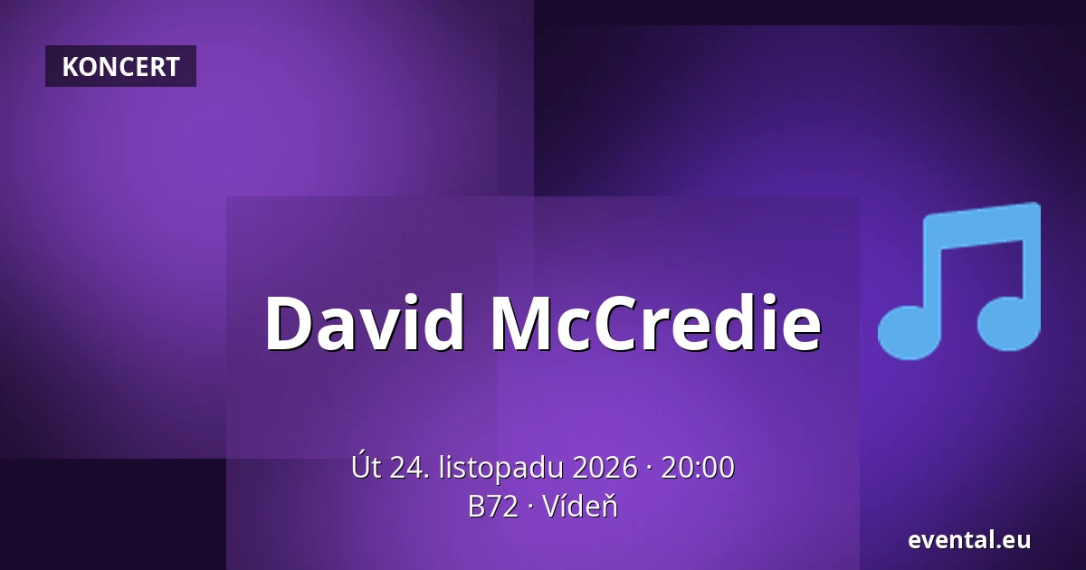 David McCredie — B72, Vídeň