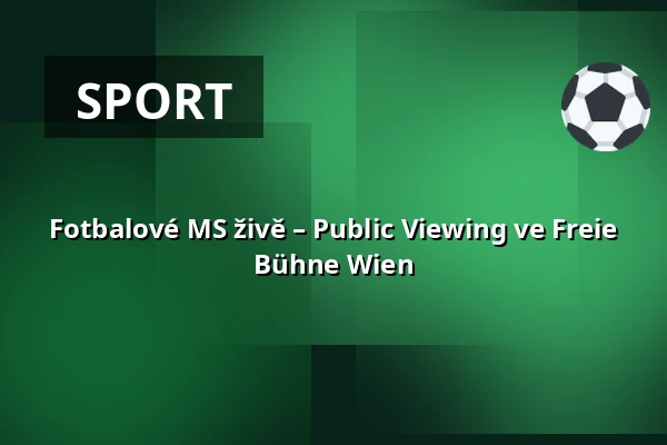 Fotbalové MS živě – Public Viewing ve Freie Bühne Wien — Freie Bühne Wien – das Theater auf der Wieden, Vídeň