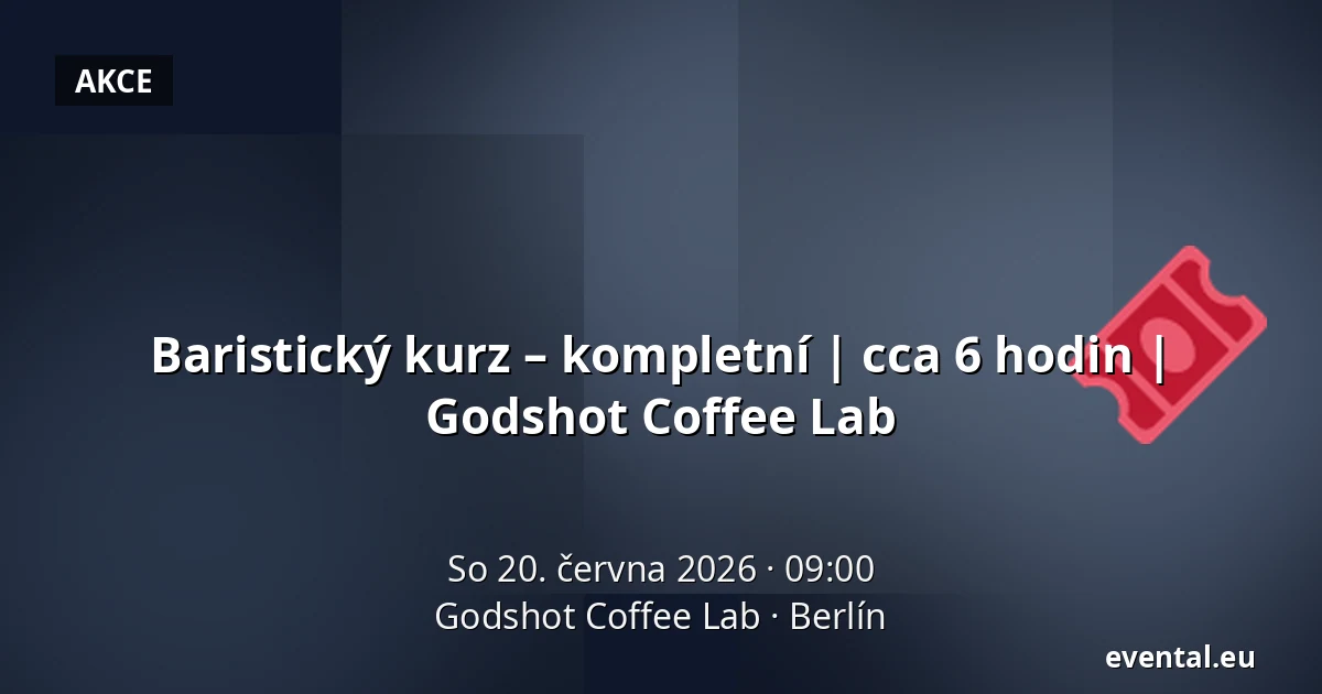 Baristický kurz – kompletní | cca 6 hodin | Godshot Coffee Lab — Godshot Coffee Lab, Berlín
