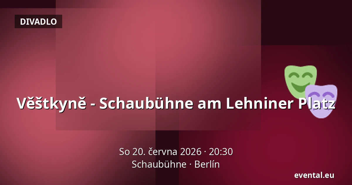 Věštkyně - Schaubühne am Lehniner Platz — Schaubühne, Berlín
