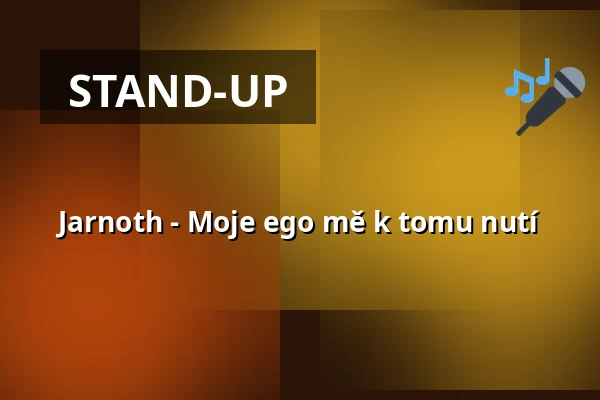 Jarnoth - Moje ego mě k tomu nutí — BKA THEATER, Berlín