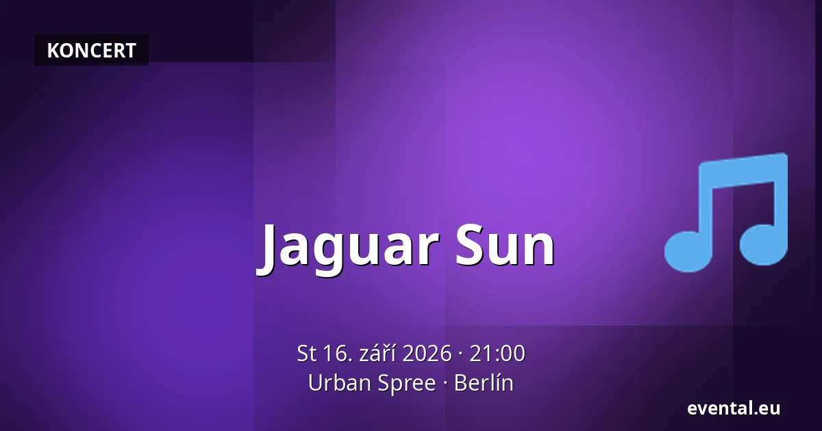 Jaguar Sun — Urban Spree, Berlín