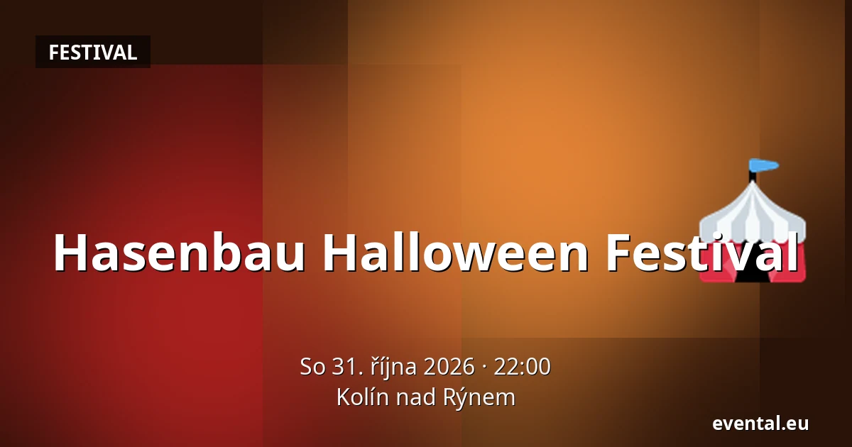 Hasenbau Halloween Festival — Kolín nad Rýnem