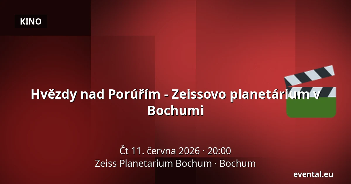 Hvězdy nad Porúřím - Zeissovo planetárium v Bochumi — Zeiss Planetarium Bochum, Bochum