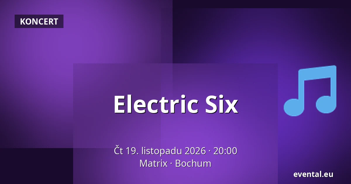 Electric Six — Matrix, Bochum