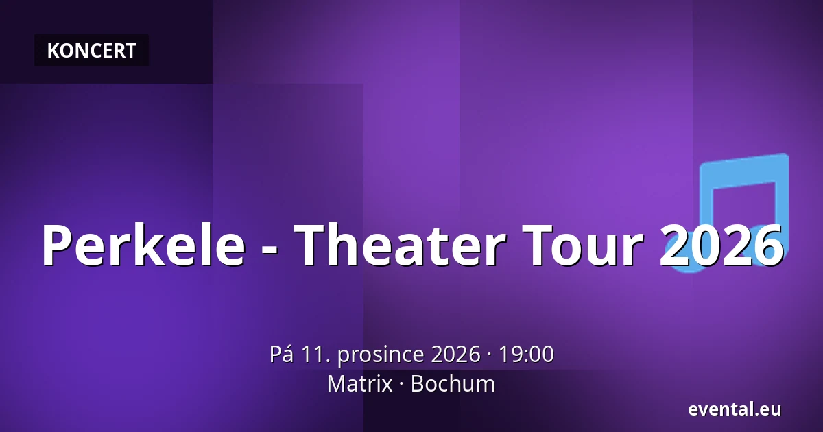 Perkele - Theater Tour 2026 — Matrix, Bochum