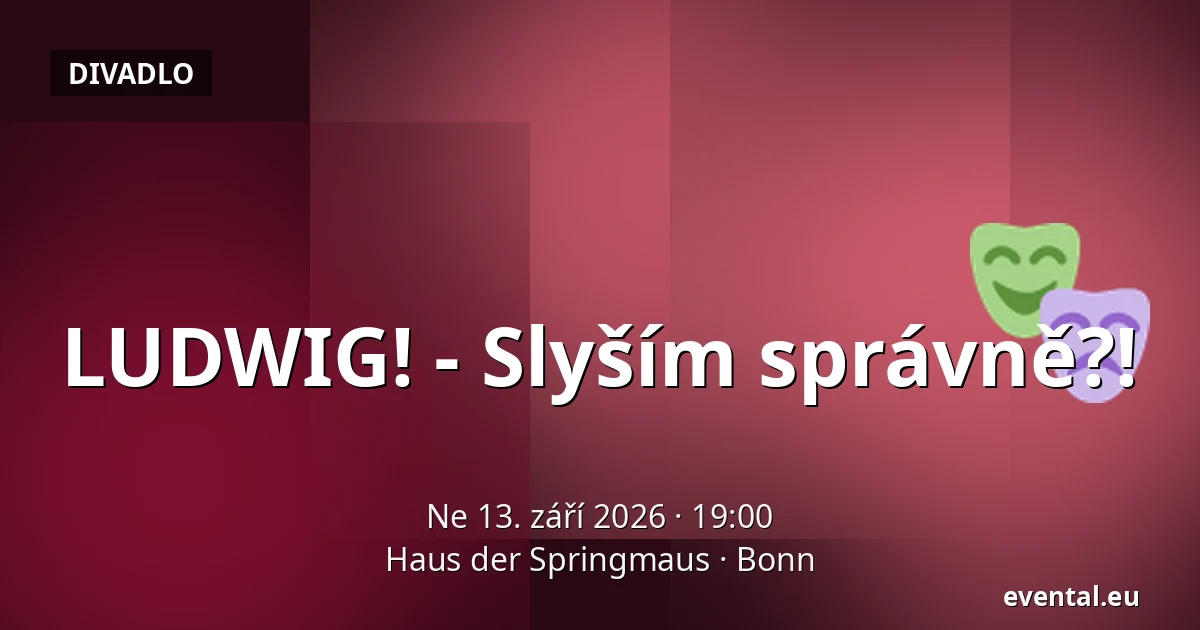 LUDWIG! - Slyším správně?! — Haus der Springmaus, Bonn