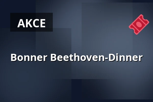 Bonner Beethoven-Dinner — Restaurant Cantos in der Beethovenhalle, Bonn