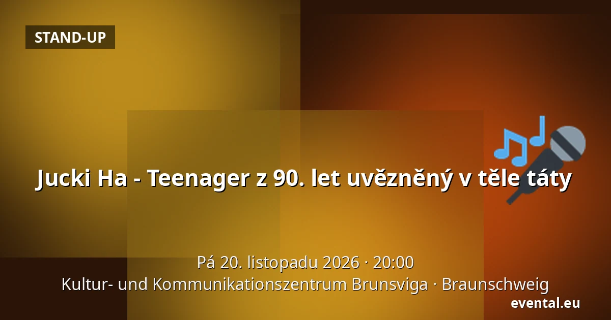 Jucki Ha - Teenager z 90. let uvězněný v těle táty — Kultur- und Kommunikationszentrum Brunsviga, Braunschweig