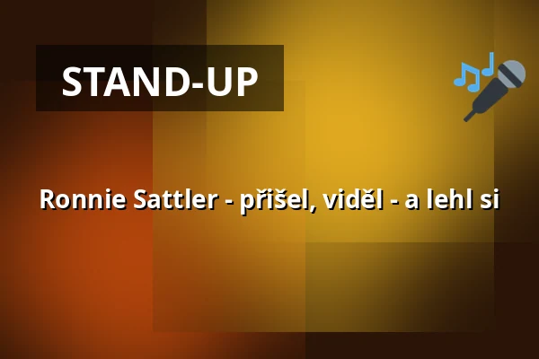 Ronnie Sattler - přišel, viděl - a lehl si — Hansa-Theater Hörde, Dortmund