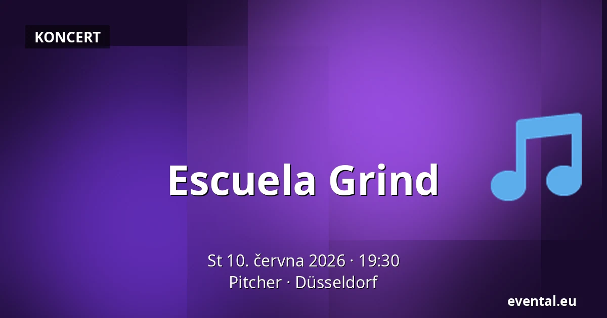 Escuela Grind — Pitcher, Düsseldorf
