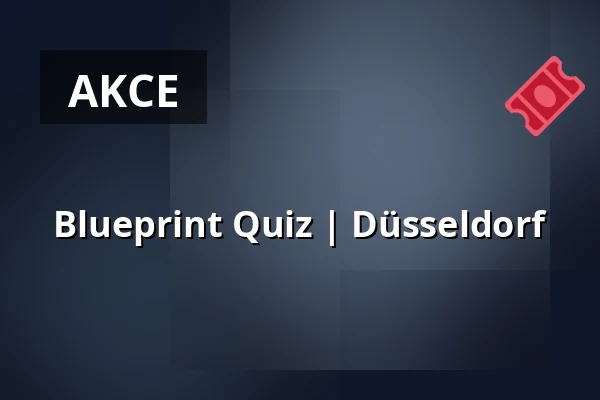 Blueprint Quiz | Düsseldorf — dstrct.art, Düsseldorf